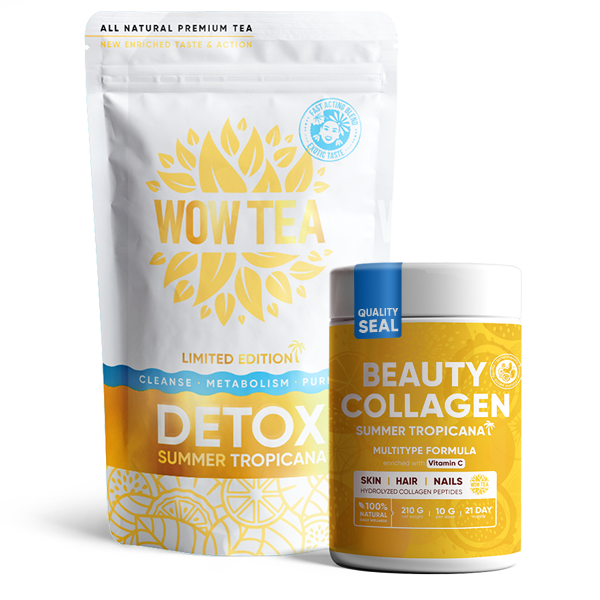 Summer Tropicana Detox Tea + Summer Tropicana Collagen