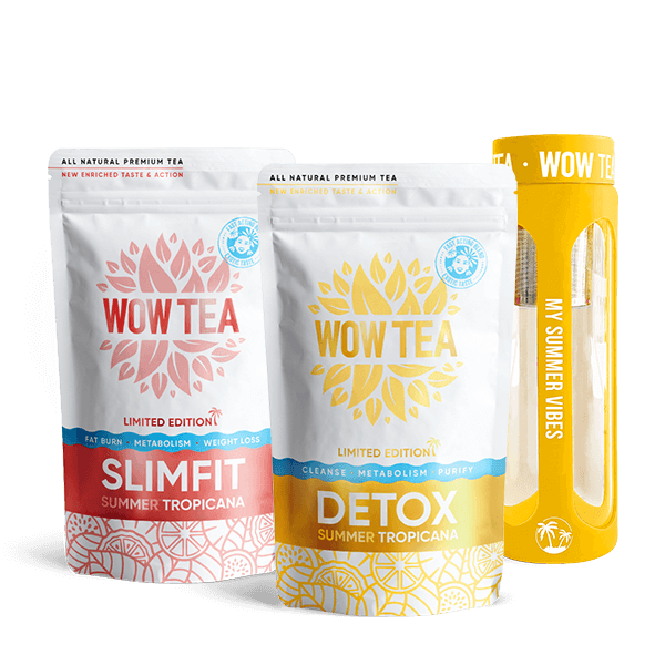 Summer Detox Tea + Summer SlimFit Tea + Yellow Bottle
