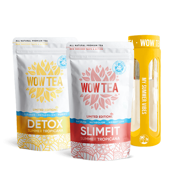 Summer Detox Tea + Summer SlimFit Tea + Yellow Bottle
