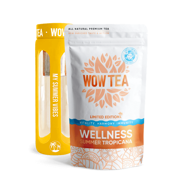 Summer Wellness Tea + Yellow Bottle