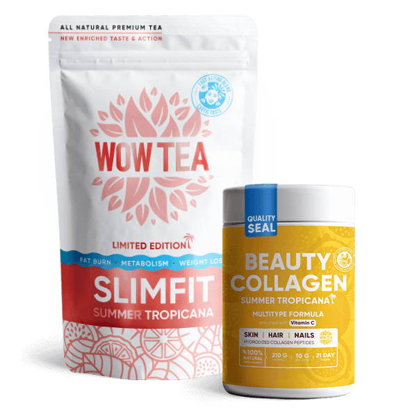Summer Tropicana Slimfit Tea + Summer Tropicana Collagen
