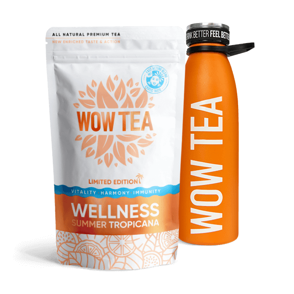 Summer Tropicana Wellness Tea + Orange Infuser Thermos